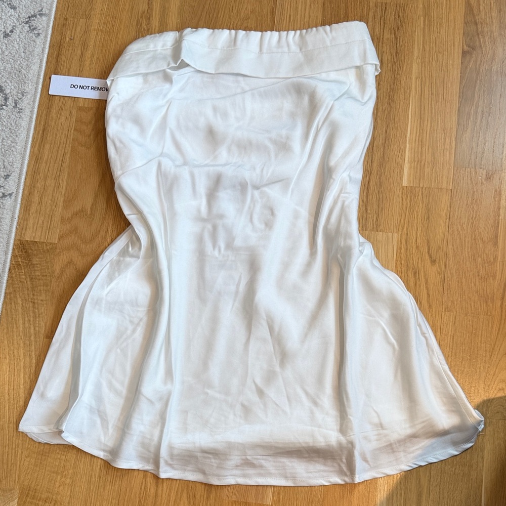 NWT Princess Polly White Strapless Mini Dress